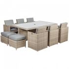 Royalcraft Wentworth Rattan 10 Seater Cube Set