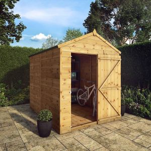 Mercia Shiplap Apex Windowless Wooden Shed 8x6