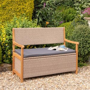 Alderley Rattan Storage Bench