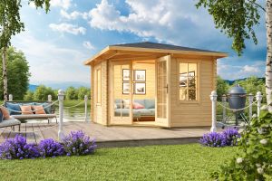 Aruba 1 Corner Log Cabin 44mm