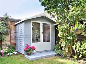 Shire Avance Summerhouse 7x5 - customer photo - thank you Mr and Mrs Hobbs - love it!