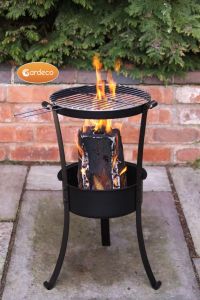 Gardeco Swedish Log Burner with BBQ Grill