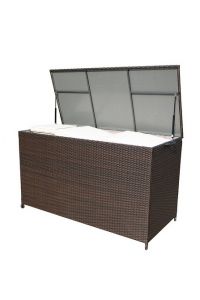 Royalcraft Berlin Rattan Cushion Storage Box Brown