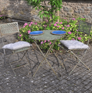 Marlborough Bistro Set Antique Green/Blue Rust