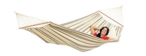 Brasilia Cappuccino Hammock with Spreader Bar