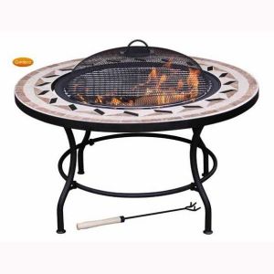 Gardeco Tile Mosaic Firepit Table