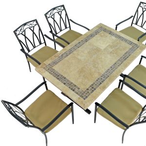 Charleston Dining Table with 6 Dorchester Chairs