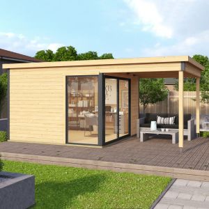 Domeo 2 Log Cabin 44mm 5m x 3m