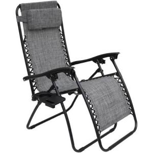 Royalcraft Grey Zero Gravity Relaxer Chair