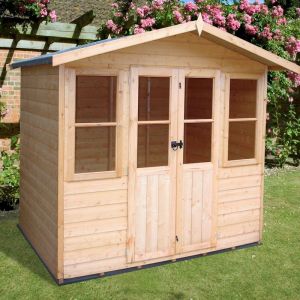 Shire Avance Summerhouse 7x5 - customer photo - thank you Mr and Mrs Hobbs - love it!