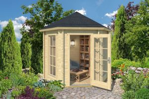 Inverness 44 Log Cabin Summerhouse 44mm 2.7m x 2.4m