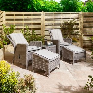 Prestbury Wicker Lounger Set