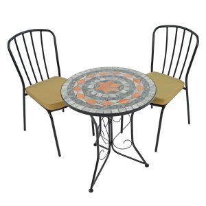 Nova Bistro Table with 2 San Remo Chairs