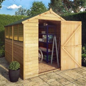  Mercia Budget Overlap Apex Shed 8x6