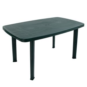  Rimini Green Rectangular 4-Seater Dining Table 