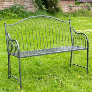 Hampton Cream Folding Garden Bench