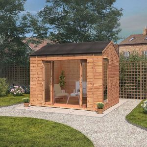 Mercia Vermont Summerhouse with Bi-Folding Doors 10x8