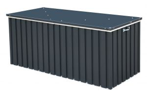 Sapphire 1.7 Anthracite Metal Storage Box Anthracite 6x2