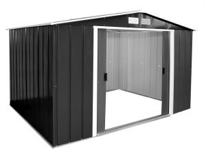 Sapphire Apex Metal Shed Anthracite 10x10