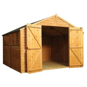 Mercia Large Overlap Apex Workshop Shed 10x10