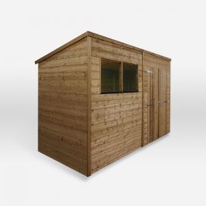 Mercia Pressure Treated Shiplap Pent Shed 10x6