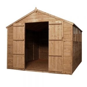 Mercia Pressure Treated Shiplap Apex Shed 10x8