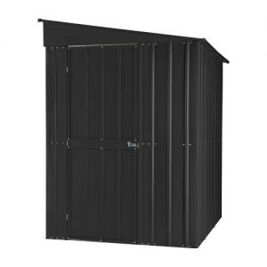 Lotus Lean-to Shed Anthracite Grey Solid 5x8