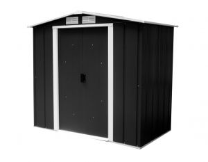 Sapphire Apex Metal Shed Anthracite 6x6