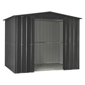 Lotus Apex Shed Anthracite Grey 8x3