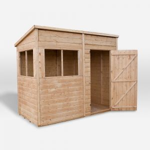 Mercia Premium Shiplap T&G Pent Shed Unit 8x4