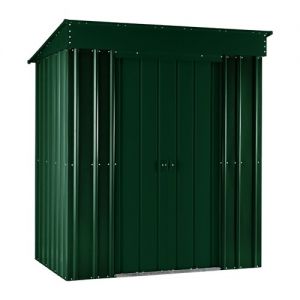Lotus Pent Shed Heritage Green Solid 8x4