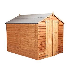 Mercia Overlap Apex Shed 8x6 Double Door No Windows