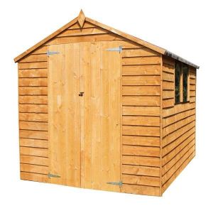 Mercia Overlap Apex Shed 8x6 Double Door