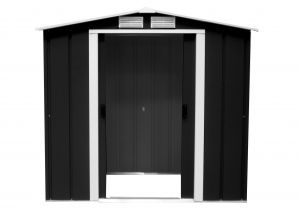 Sapphire Apex Metal Shed Anthracite 6x4