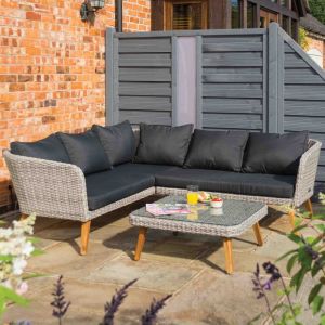 Rowlinson Hanoi Wicker Corner Sofa Set