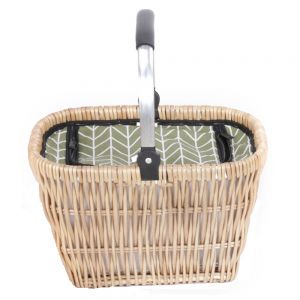 Lifestyle Natural Wicker Basket with Cool Bag