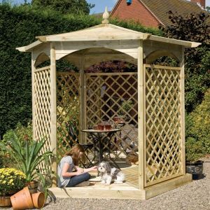 Grange Brettenham Gazebo Hexagonal Dressed C