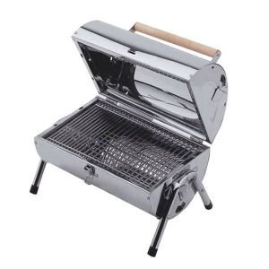 Lifestyle Explorer Stainless Steel Charcoal Barrel BBQ