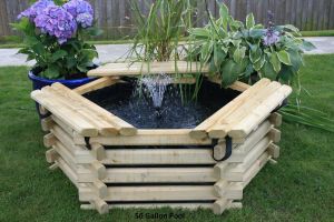  50 Gallon Pool No Pump (pool with fountain shown)