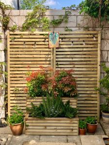 Rowlinson Garden Creations Horizontal Slat Screen (4 Pack)