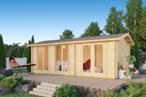 Shetland 2 Log Cabin 70mm 6m x 3m