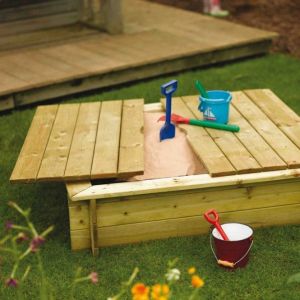 Wooden Sandpit with Lid