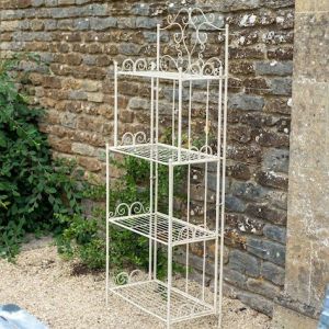 Blaisden Cream 4 Tier Baker's Shelf