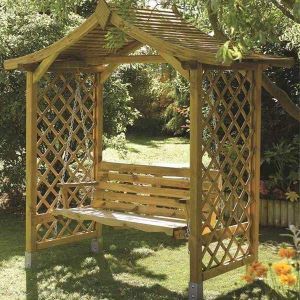 Rowlinson Dartmouth Swing Seat Arbour