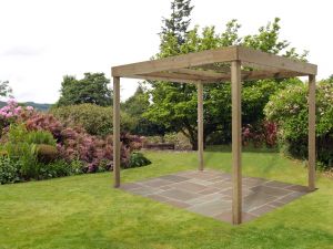 Forest Dining Pergola Without Panels 