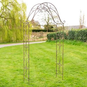 Ascalon Fleur-de-Lys Arch Antique Rusty Iron