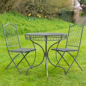 Ascalon Hampton Bistro Set Umber Grey 