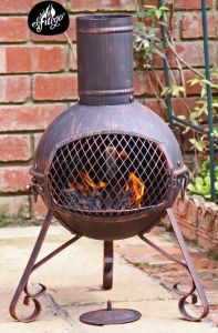 Gardeco Lexie Small Steel Chiminea