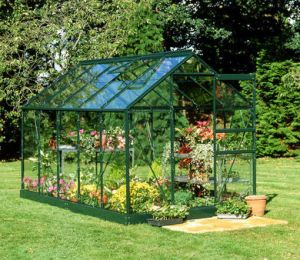 Popular 10x6 Greenhouse Forest Green