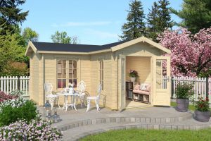 Portsmouth Log Cabin 44mm 4m x 4m